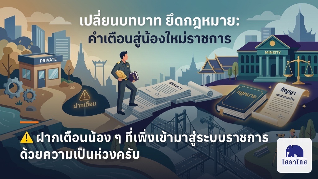 ⚠️ ฝากเตือนน้อง ๆ ที่เพิ่งเข้ามาสู่ระบบราชการ ด้วยความเป็นห่วงครับ