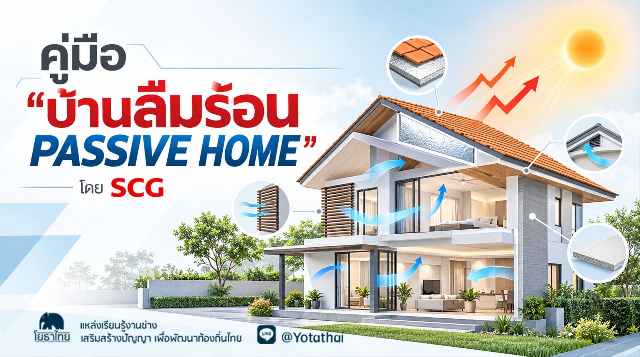 คู่มือ "บ้านลืมร้อน PASSIVE HOME"แชร์ 3 ไอเดียทำ "บ้านลืมร้อน" ง่ายๆ แต่ได้ผลจริง โดย SCG